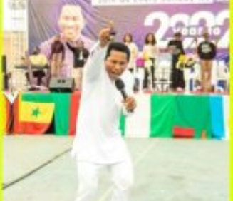 A man in white attire