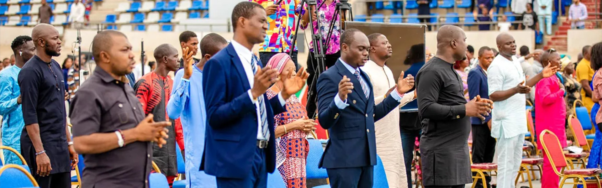people praying together