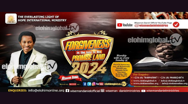 Forgiveness is the key to the Promise Land 2024