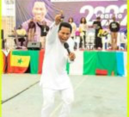 A man in white attire